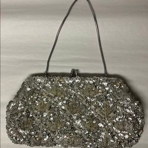 HOST PICK JEM Sequin Clutch Handbag Purse